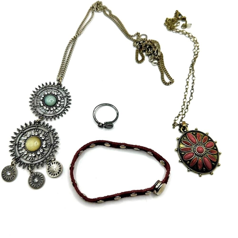 Bohemian Jewelry Lot Necklace Bracelet Casual Boho Western Southwestern
